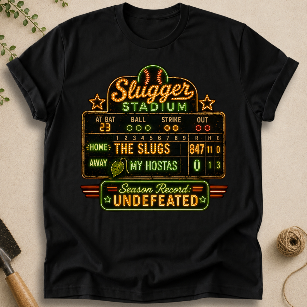 Slugs 1. Hostas 0. T-Shirt