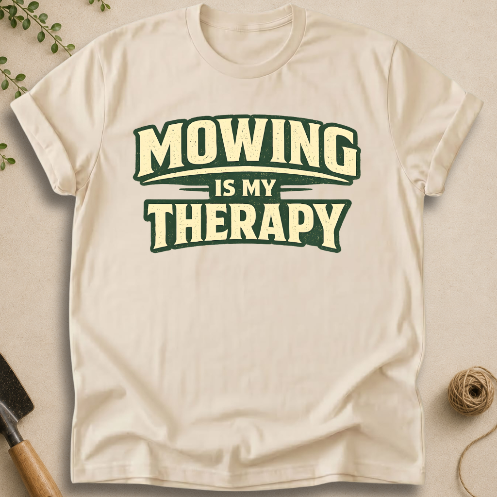 Mowing Is My Therapy T-Shirt