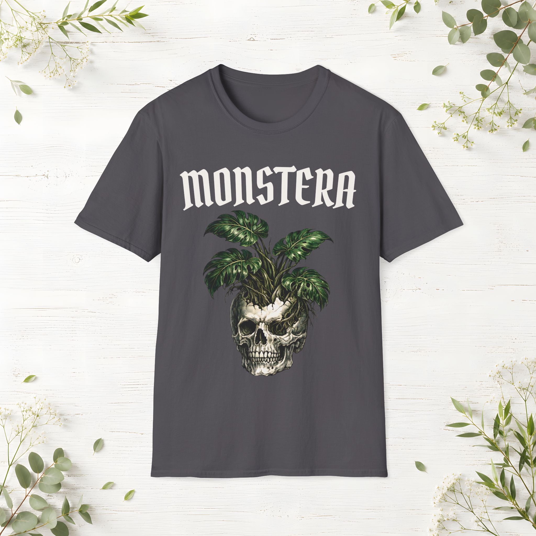 Monstera Skull T-Shirt