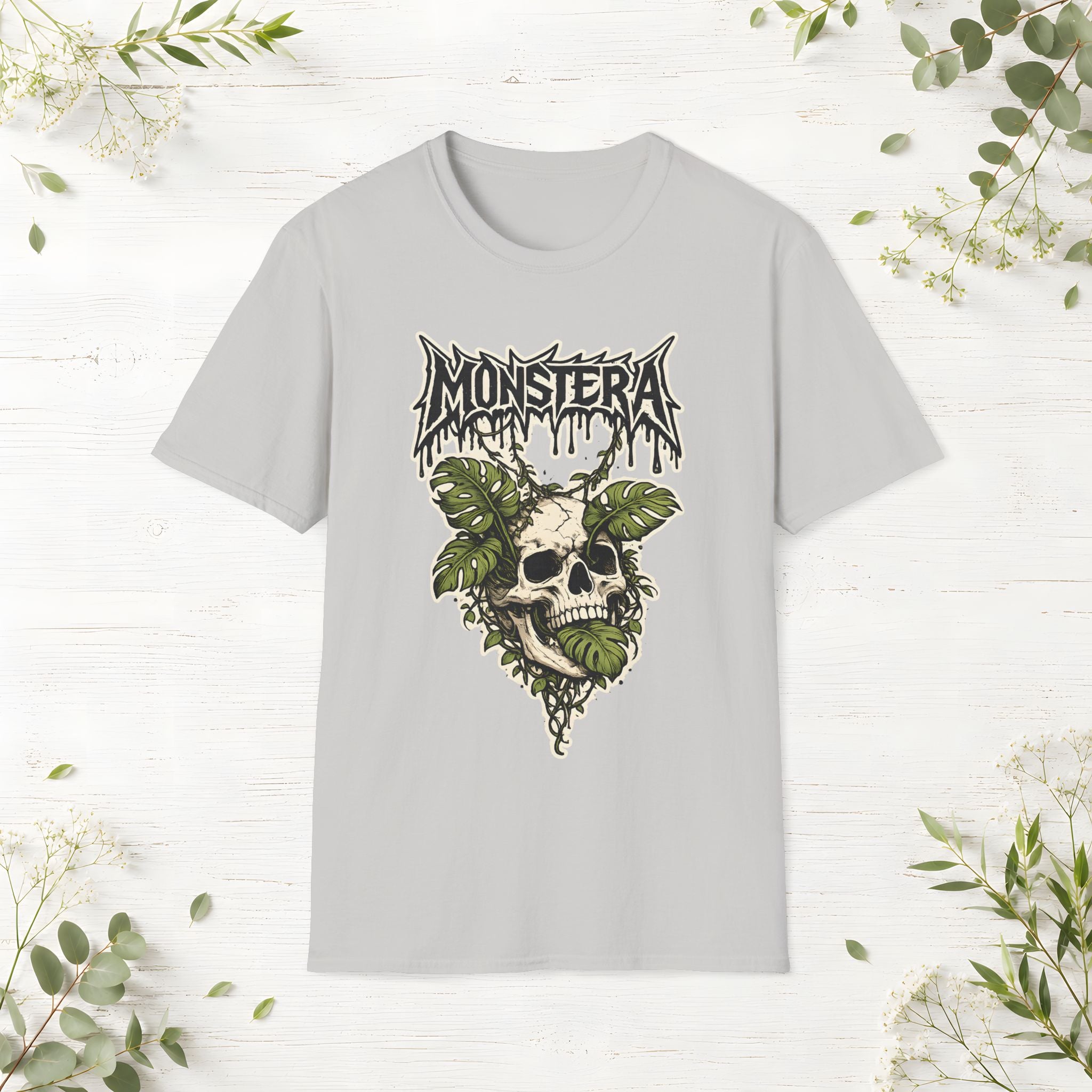 Monstera Skull T-Shirt