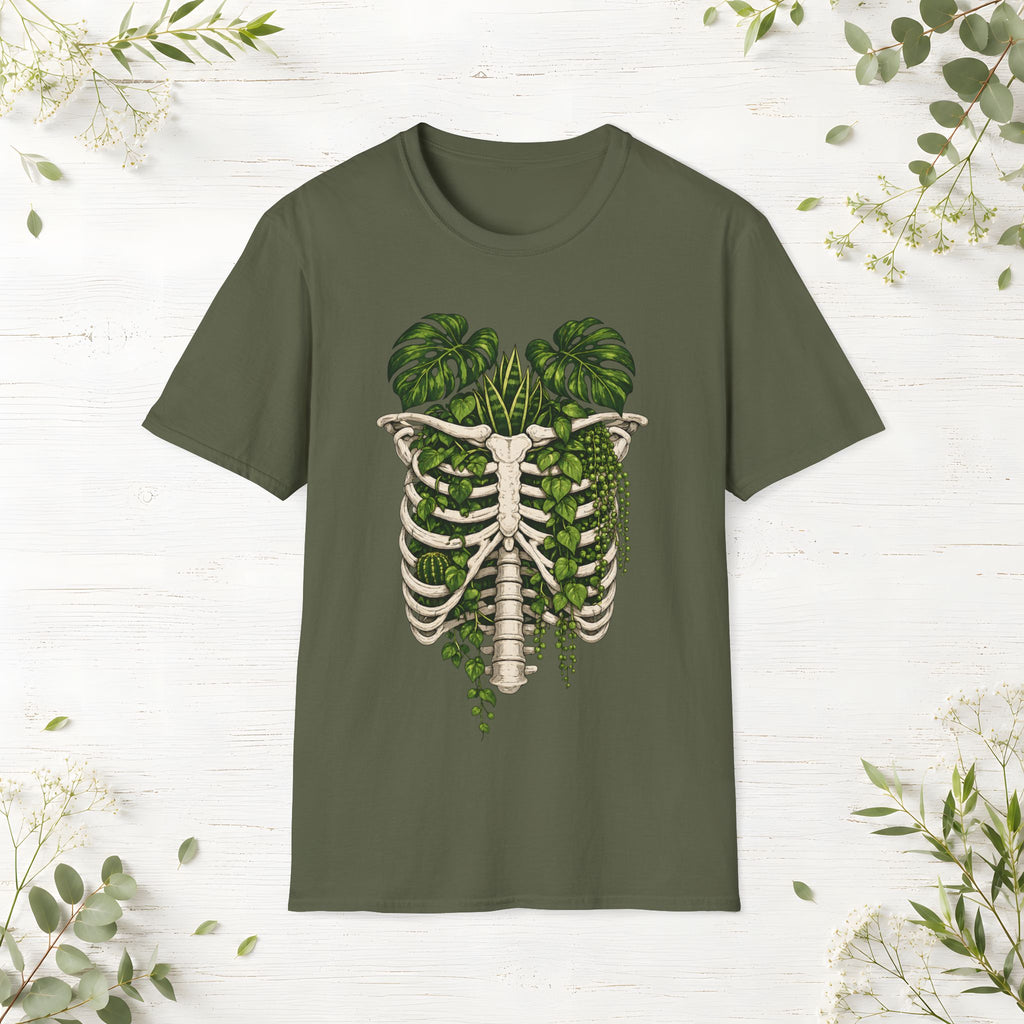 Plant Lungs Skeleton T-Shirt