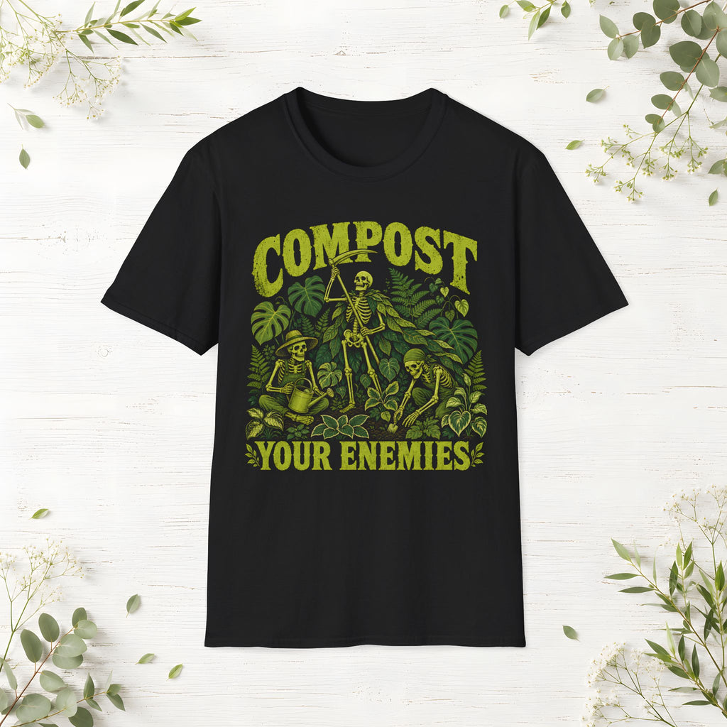 Compost Your Enemies Skeleton T-Shirt