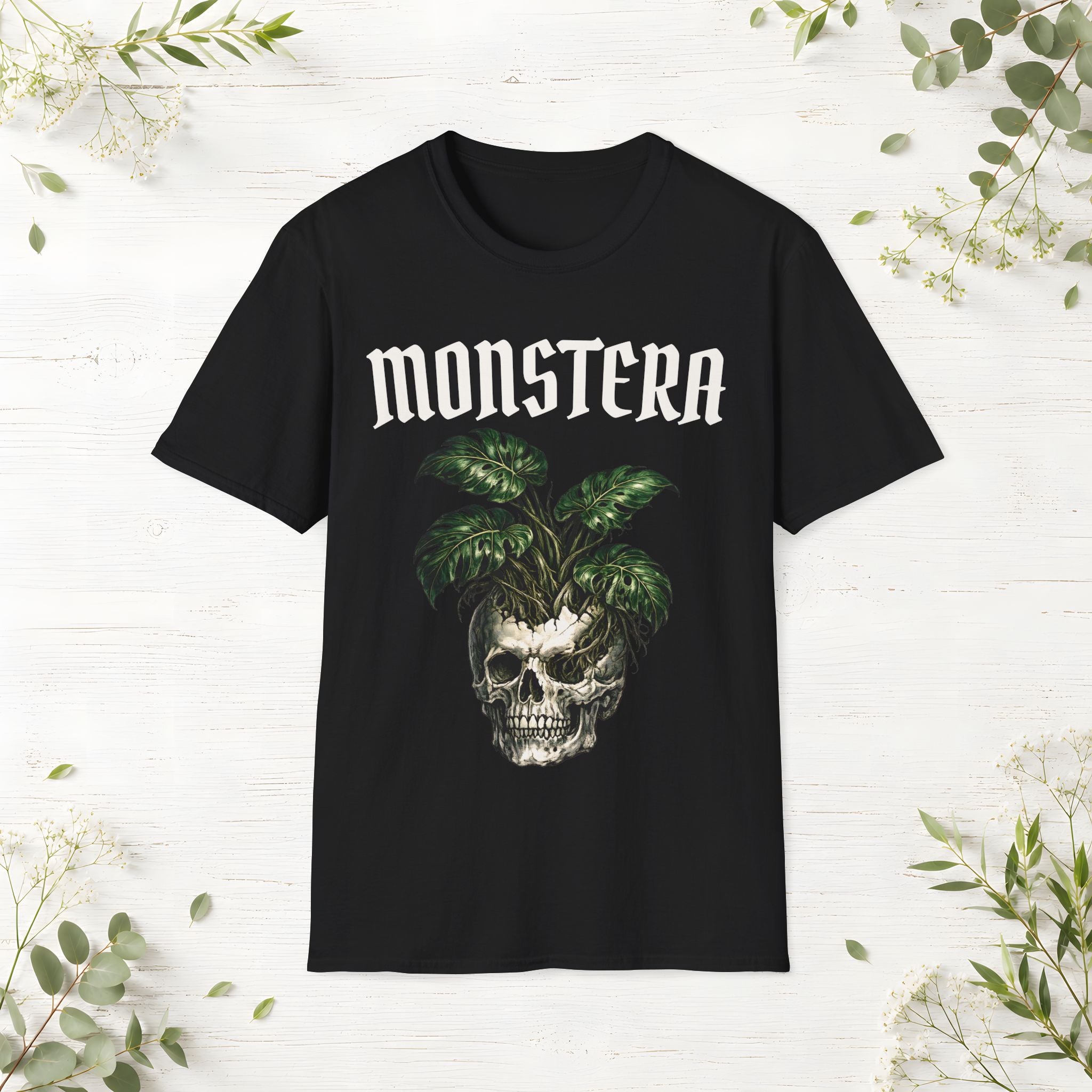 Monstera Skull T-Shirt