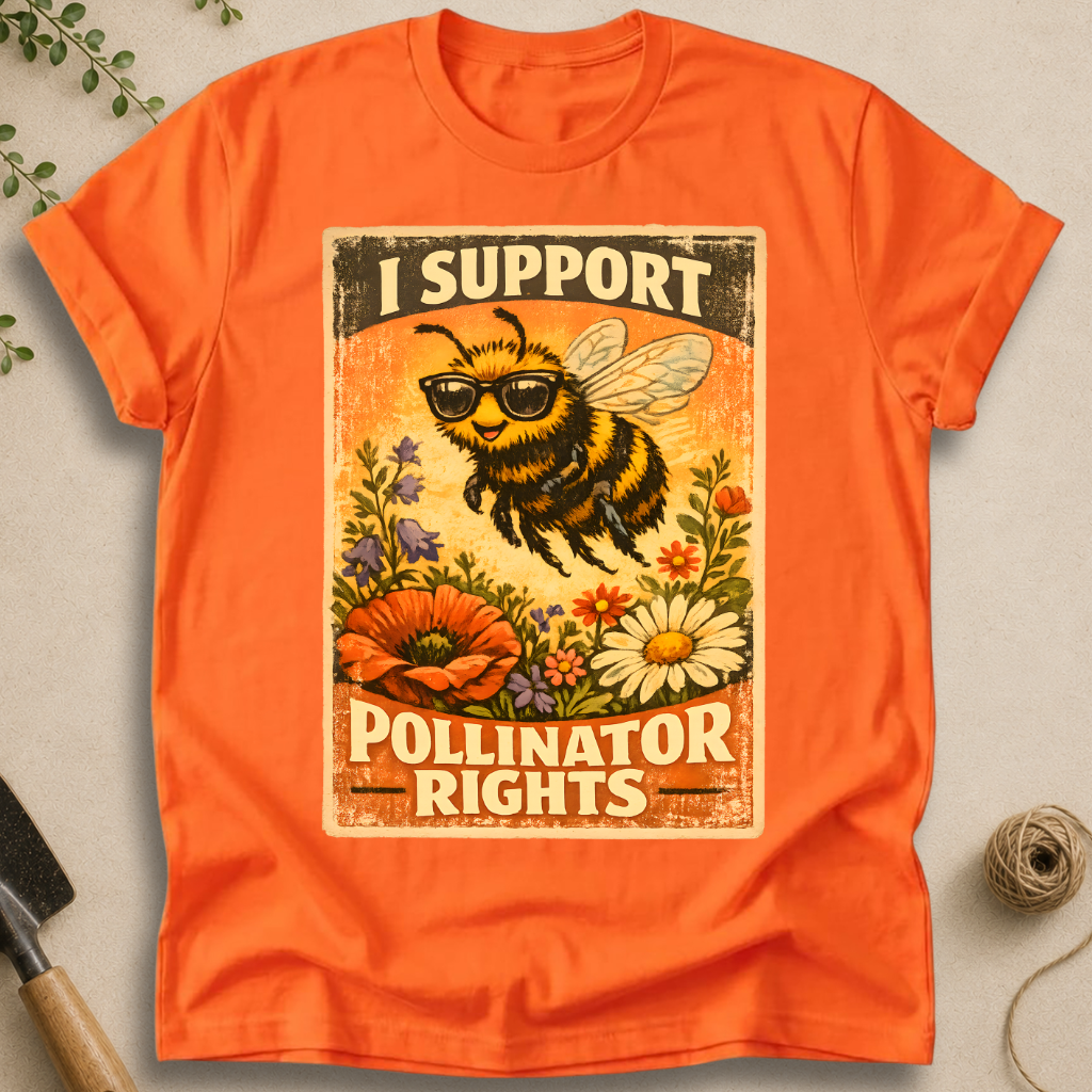 I Support Pollinator Rights T-Shirt