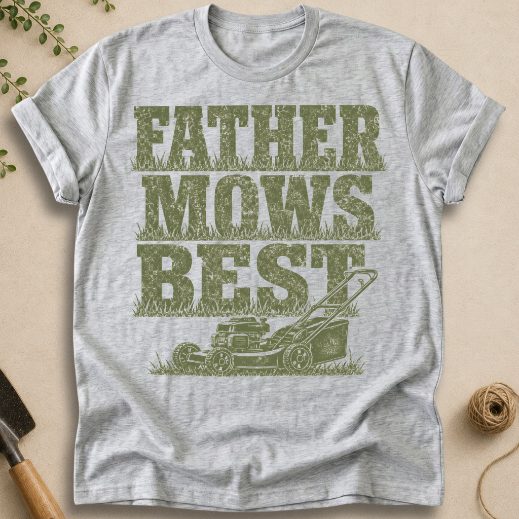 Father Mows Best T-Shirt