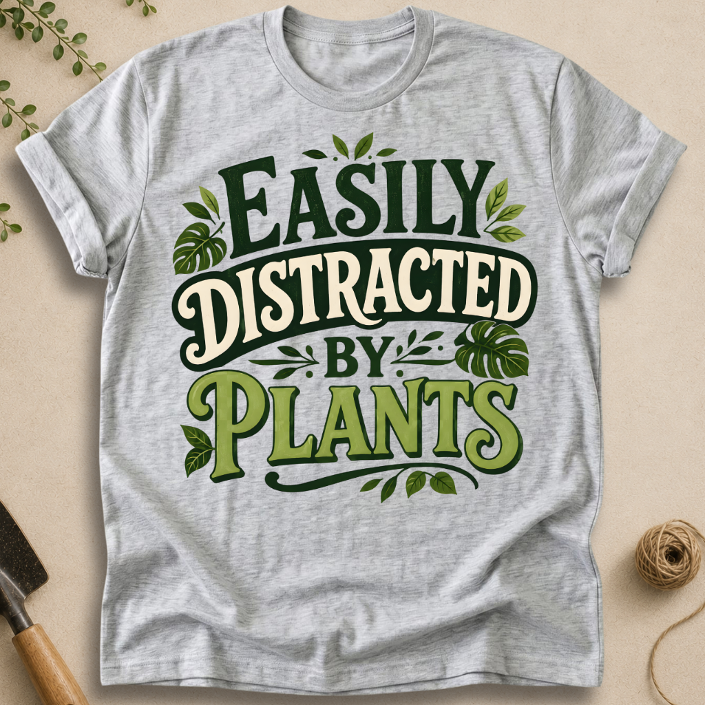 Easily Distracted By Plants T-Shirt