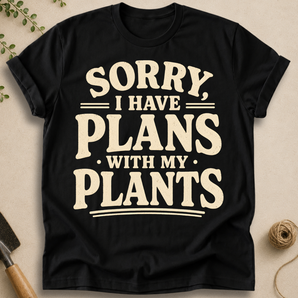 Plans With My Plants T-Shirt