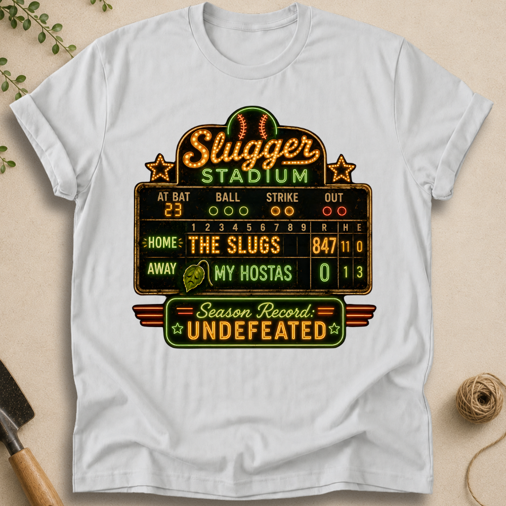 Slugs 1. Hostas 0. T-Shirt