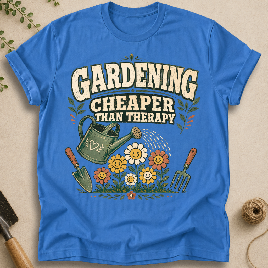 Gardening Cheaper Than Therapy T-Shirt