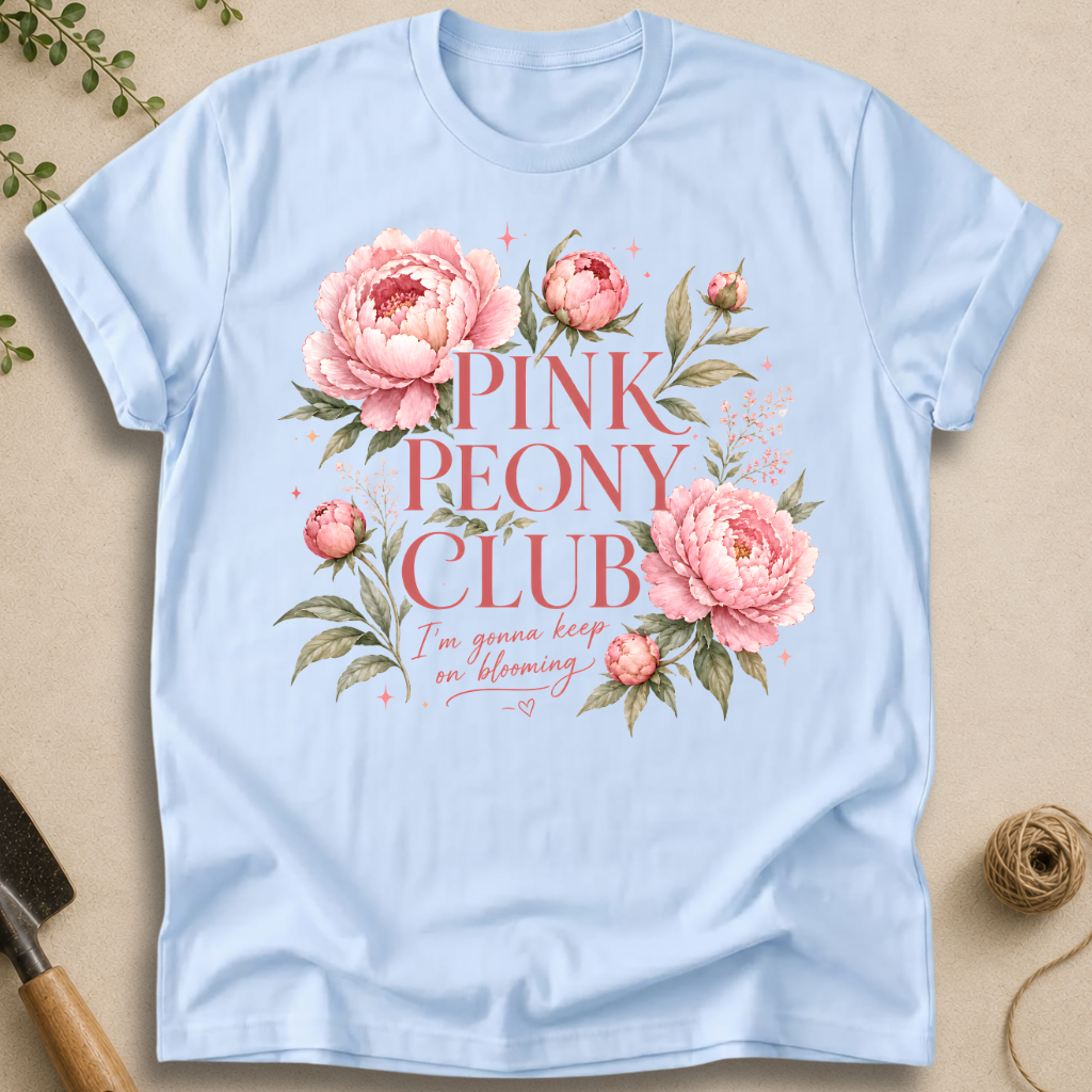Pink Peony Club T-Shirt