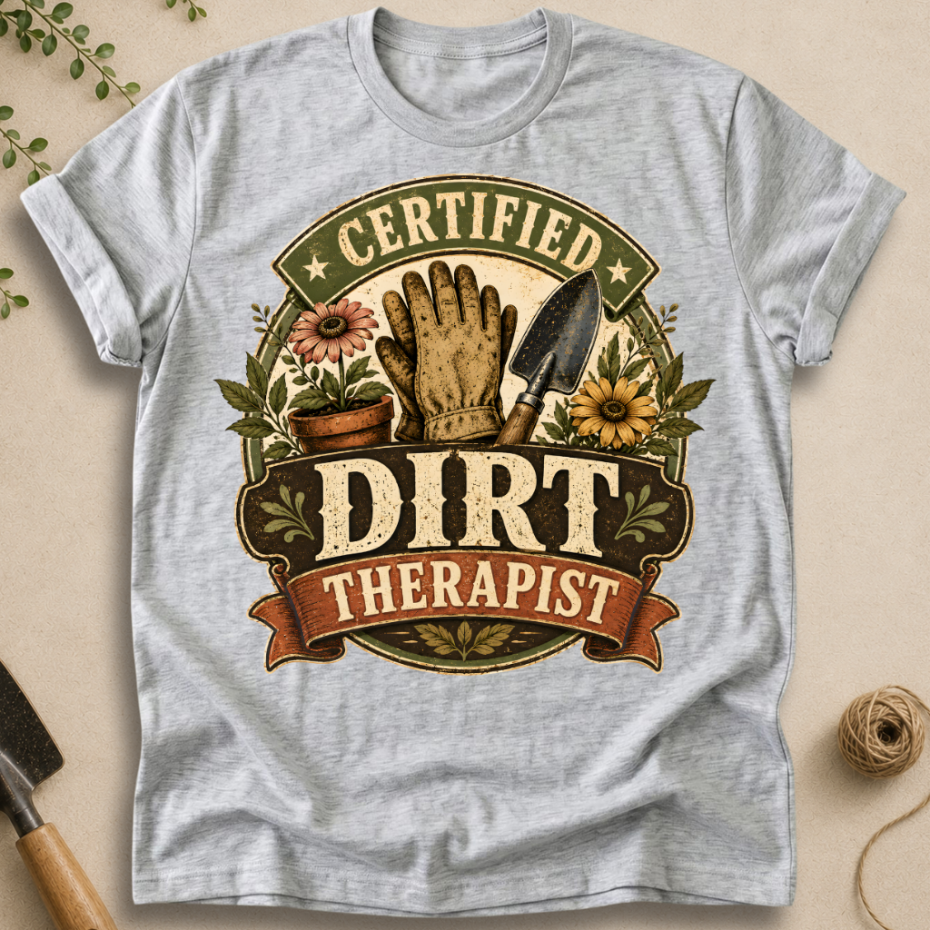 Certified Dirt Therapist T-Shirt