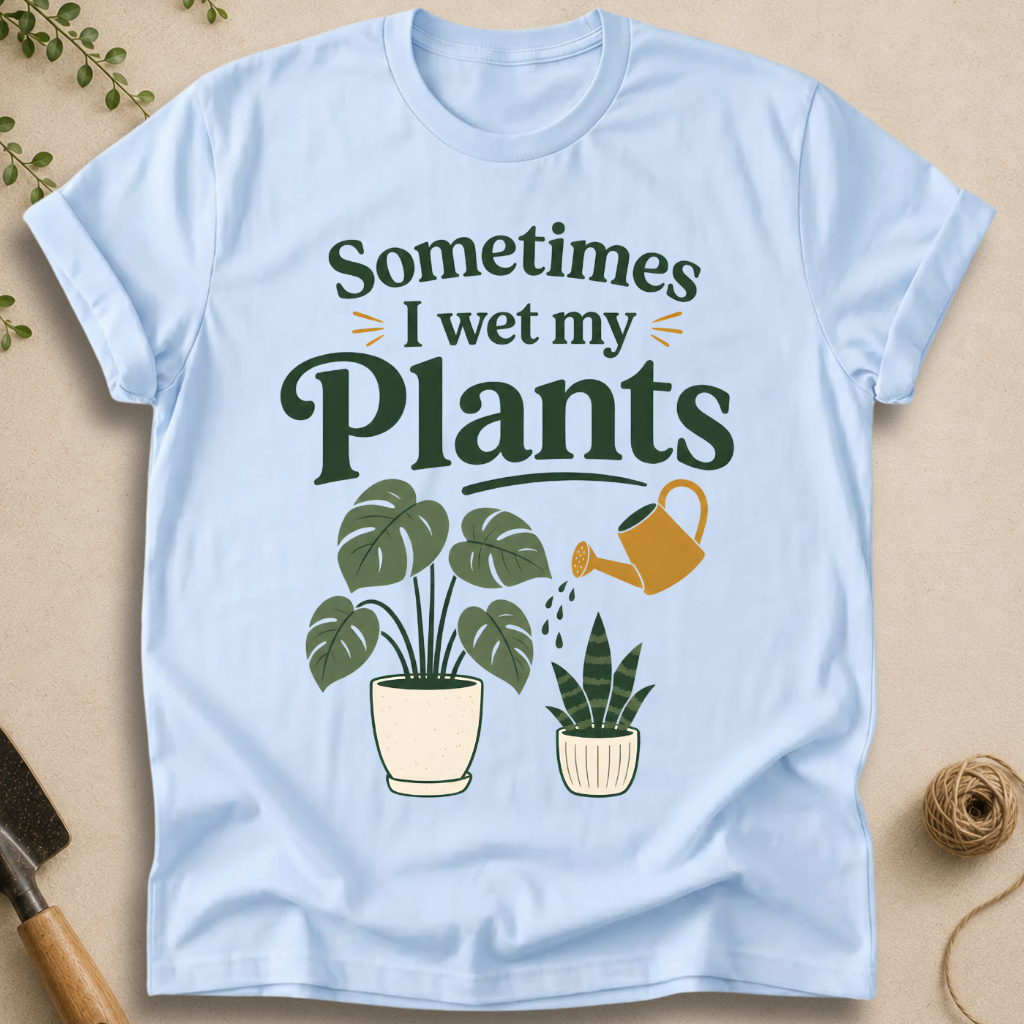 Sometimes I Wet My Plants T-Shirt