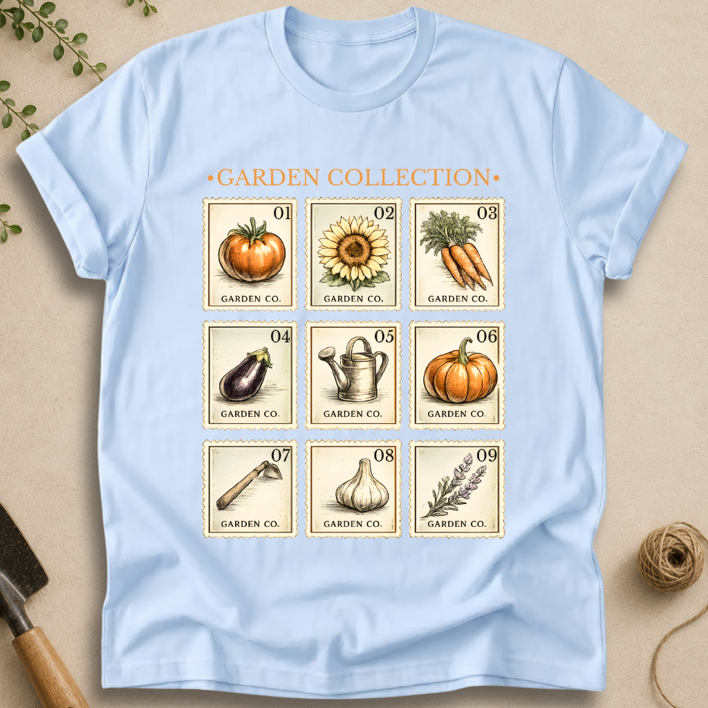 Garden Collection Stamps T-Shirt