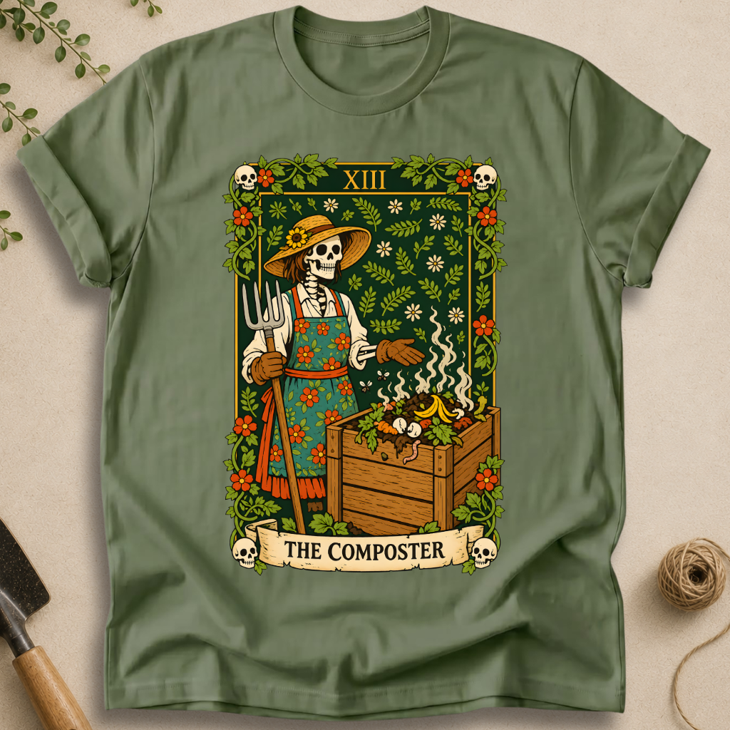 The Composter Tarot Card T-Shirt