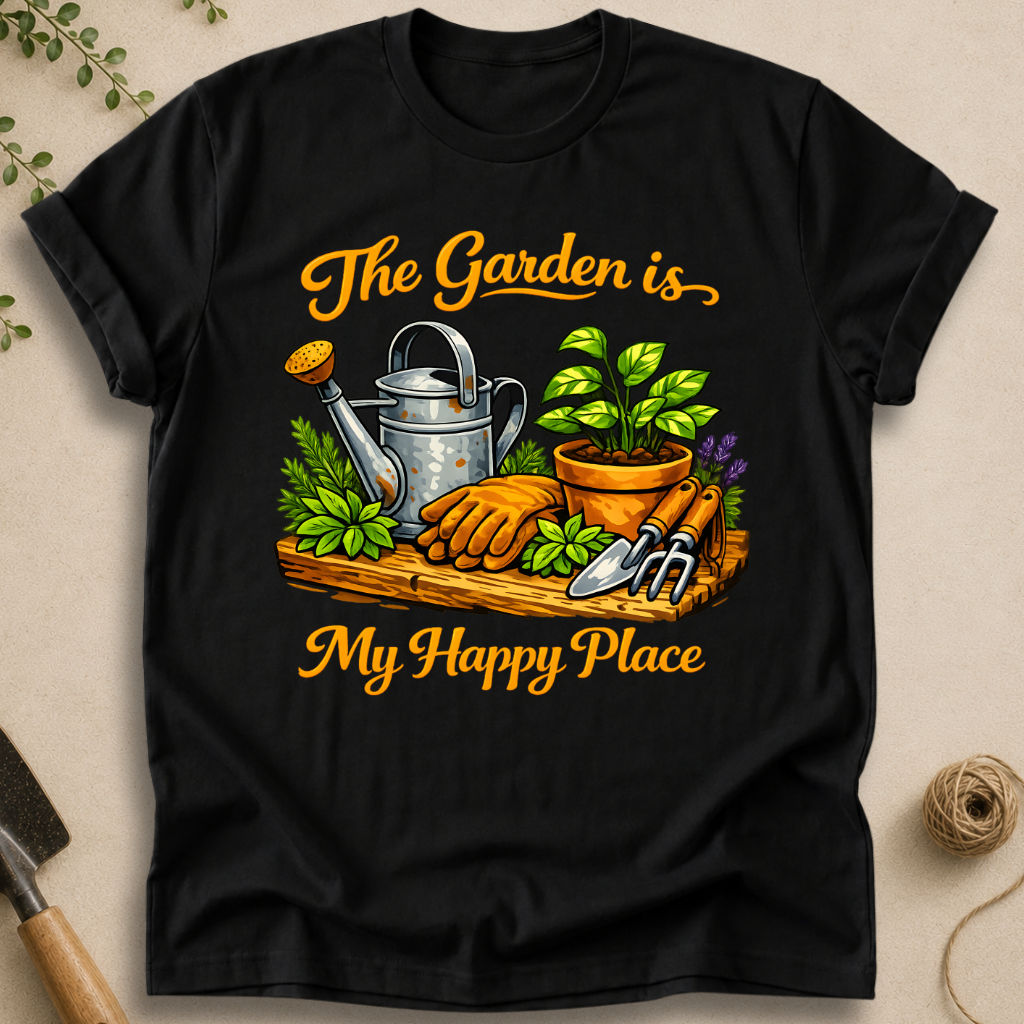 The Garden Is My Happy Place T-Shirt