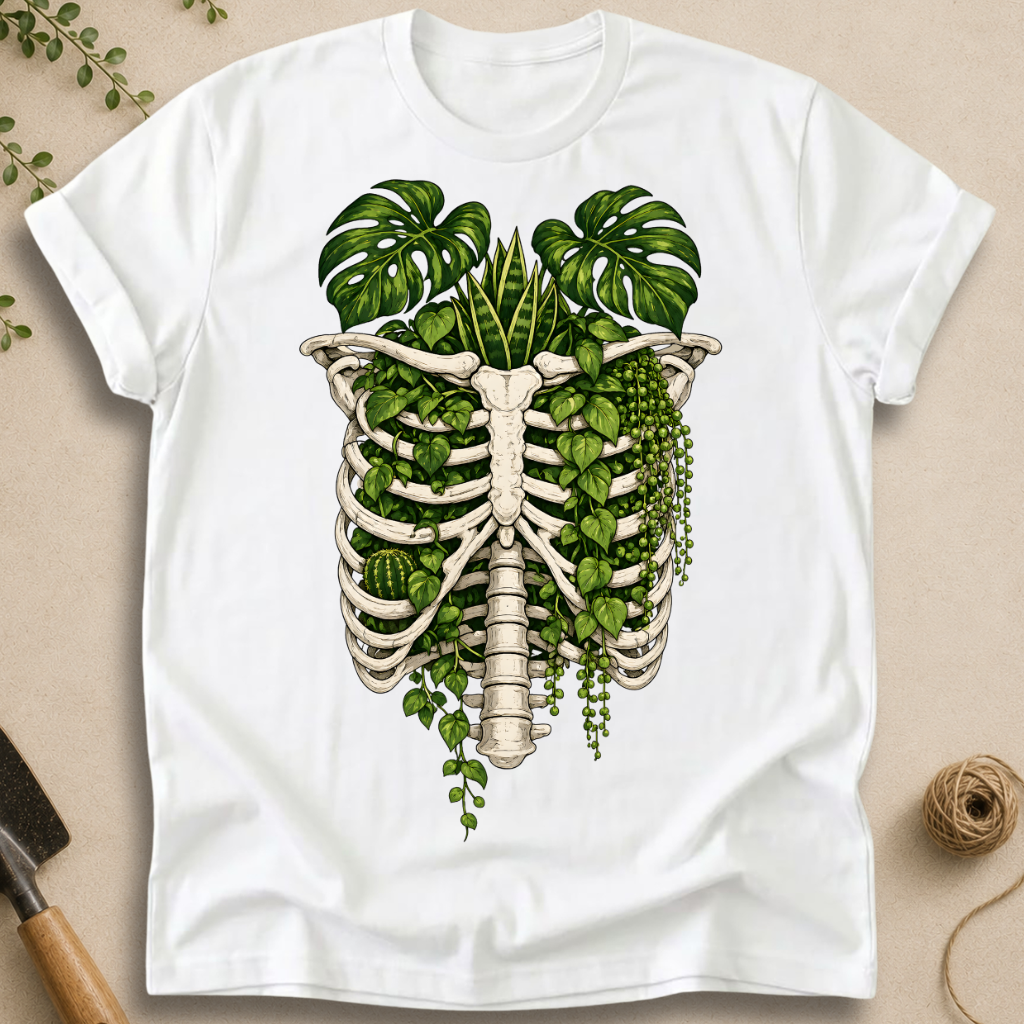Plant Lungs Skeleton T-Shirt