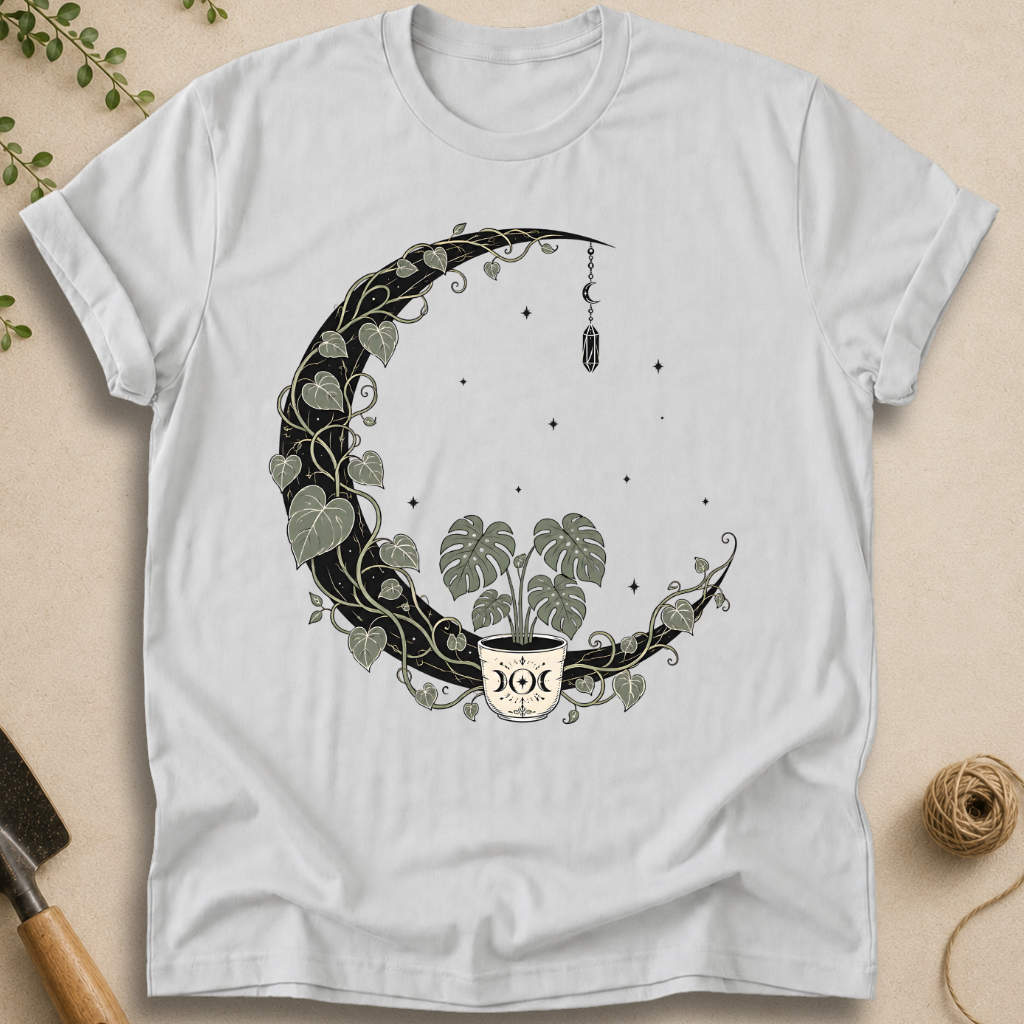 Mystic Monstera Moon T-Shirt