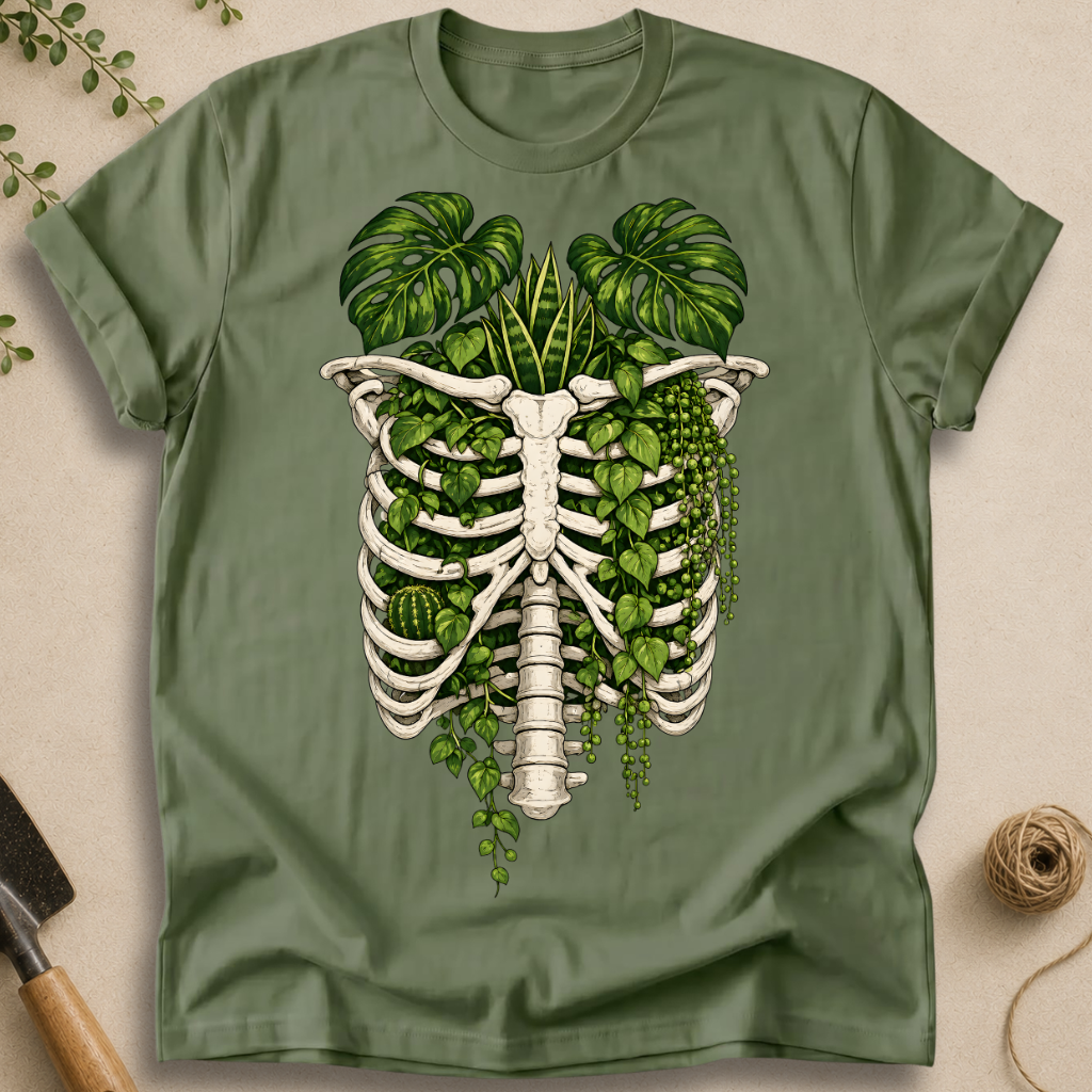 Plant Lungs Skeleton T-Shirt