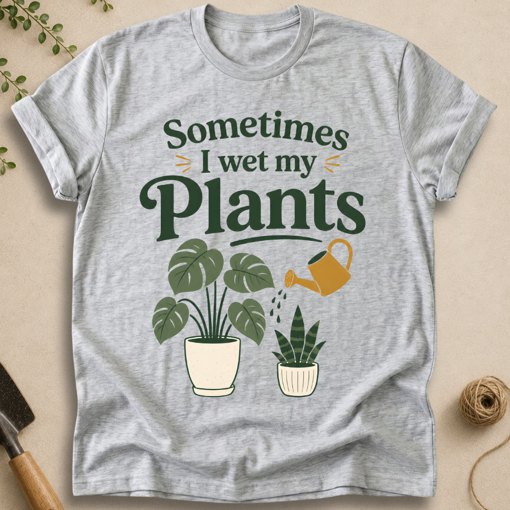 Sometimes I Wet My Plants T-Shirt