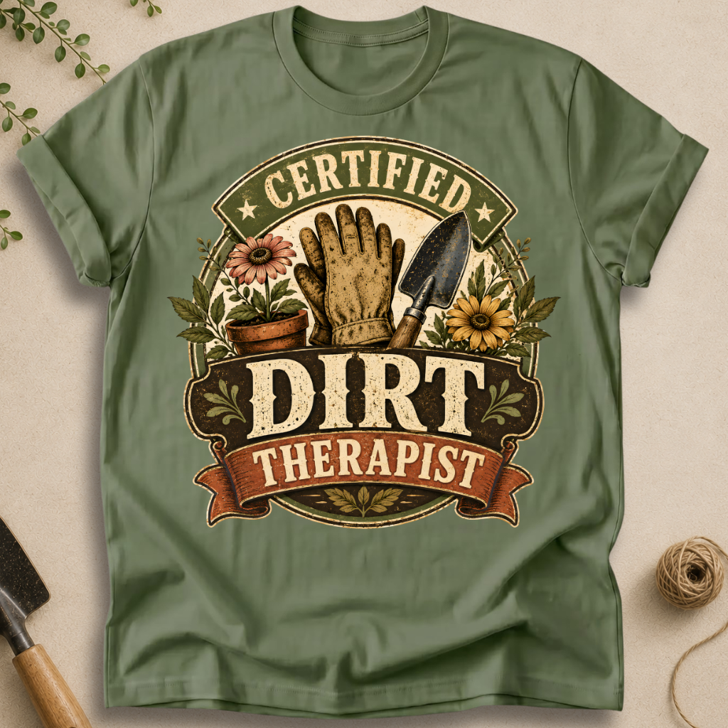 Certified Dirt Therapist T-Shirt