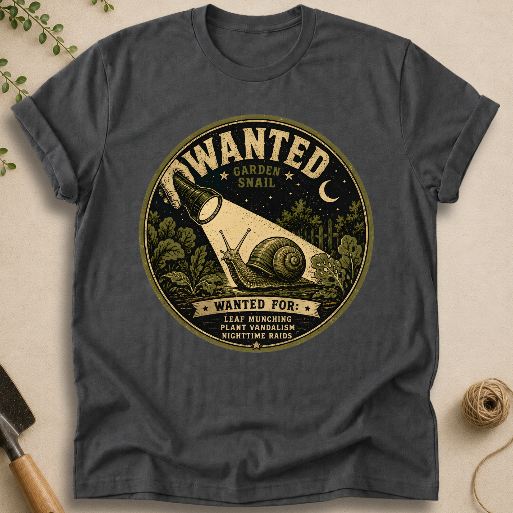 Wanted Garden Snail T-Shirt