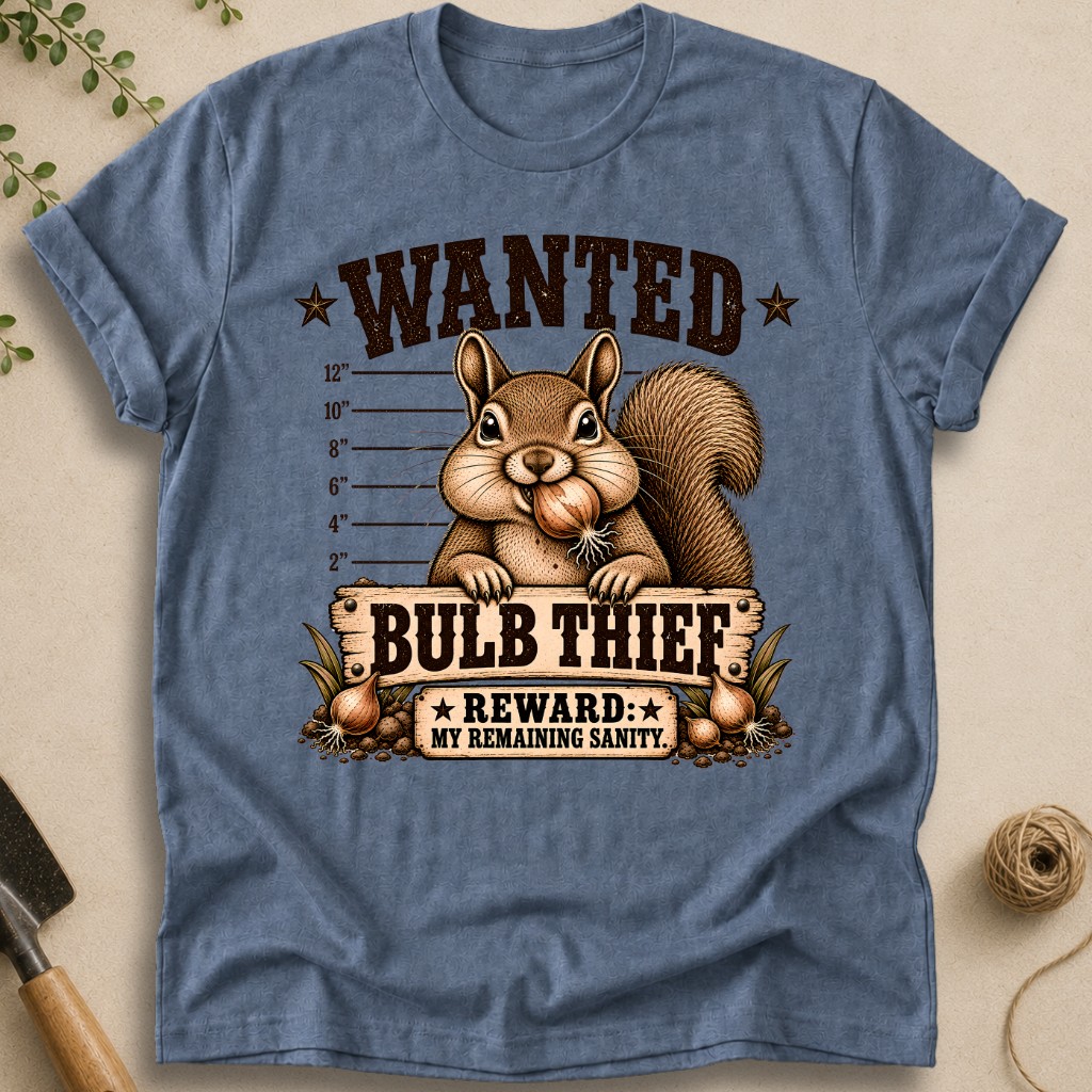Bulb Thief Squirrel T-Shirt
