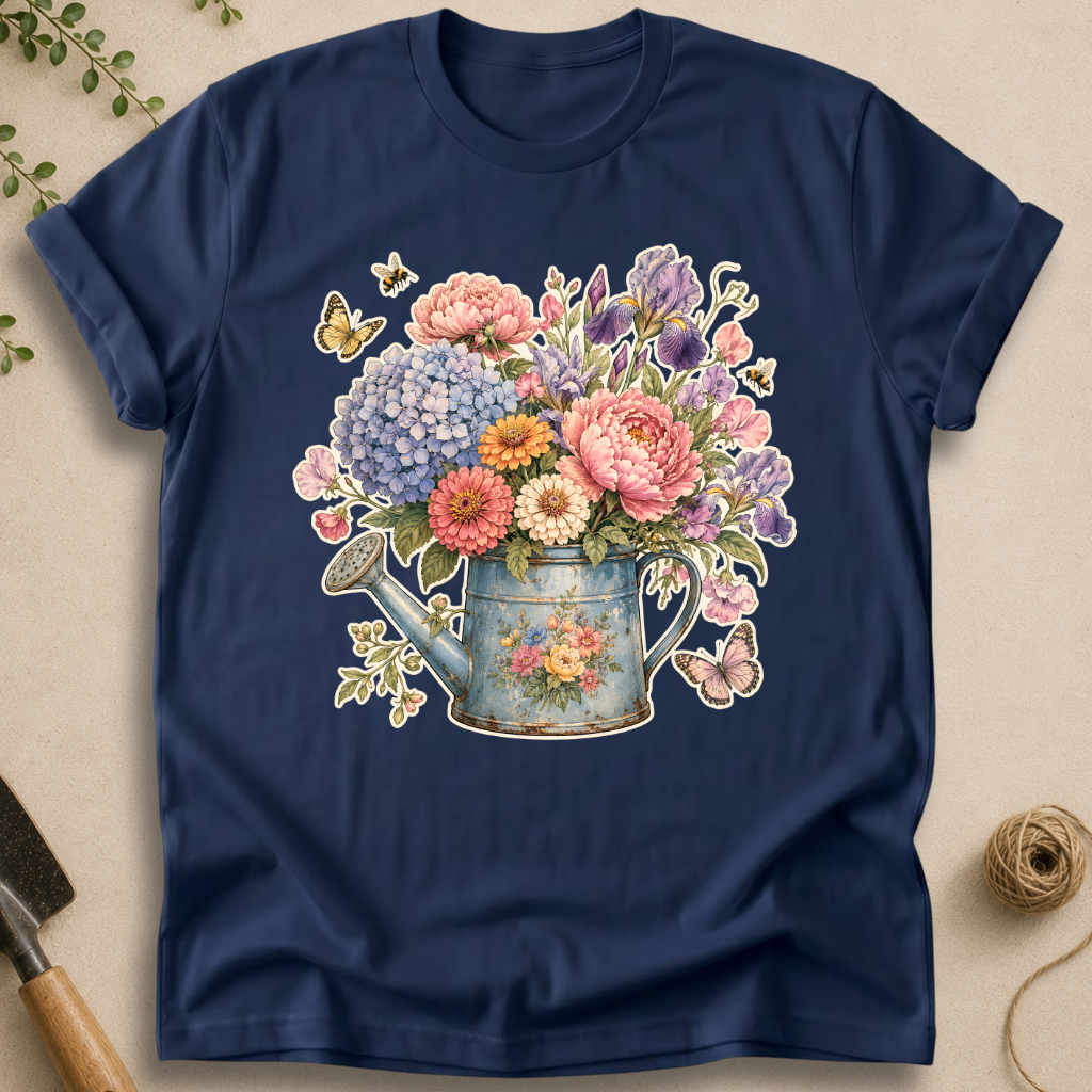 Flower Watering Can T-Shirt