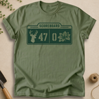 Scoreboard Deer Hostas T-Shirt
