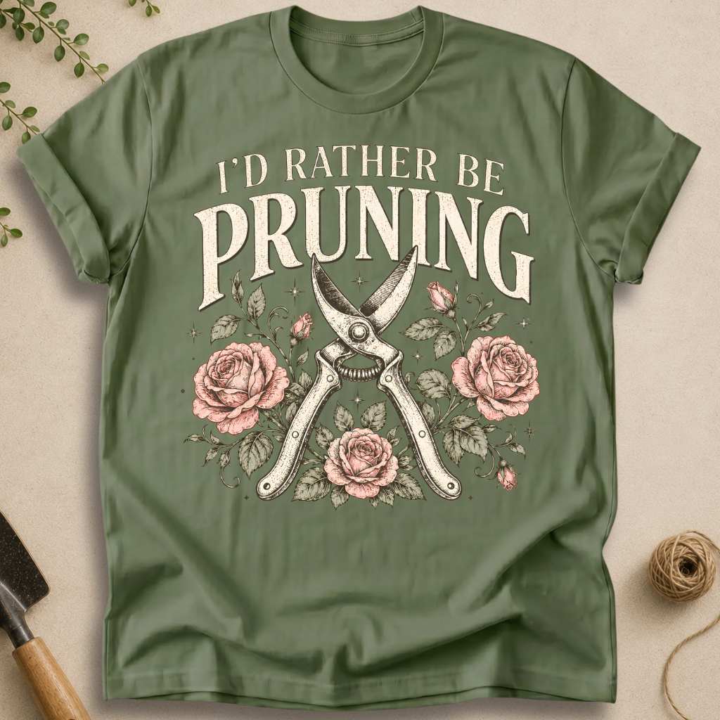 I'd Rather Be Pruning T-Shirt