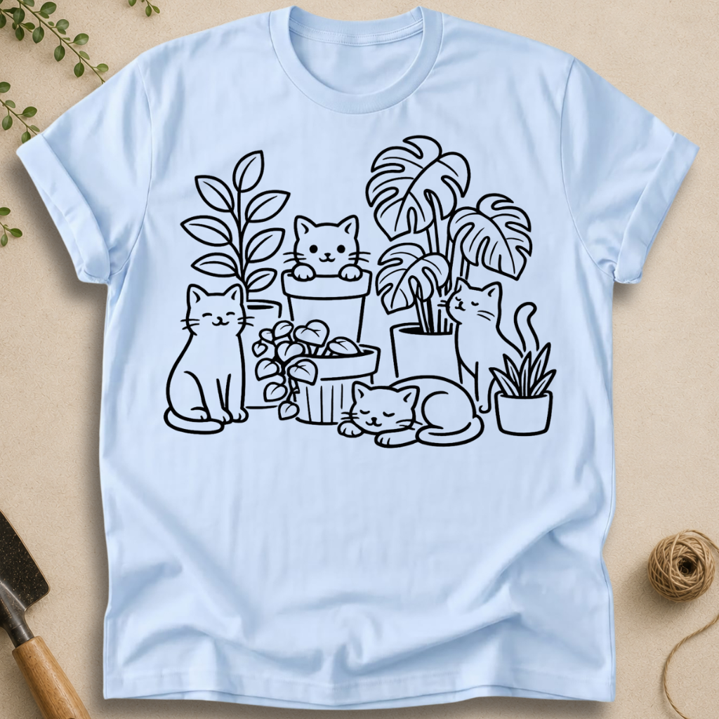Cats and Plants T-Shirt