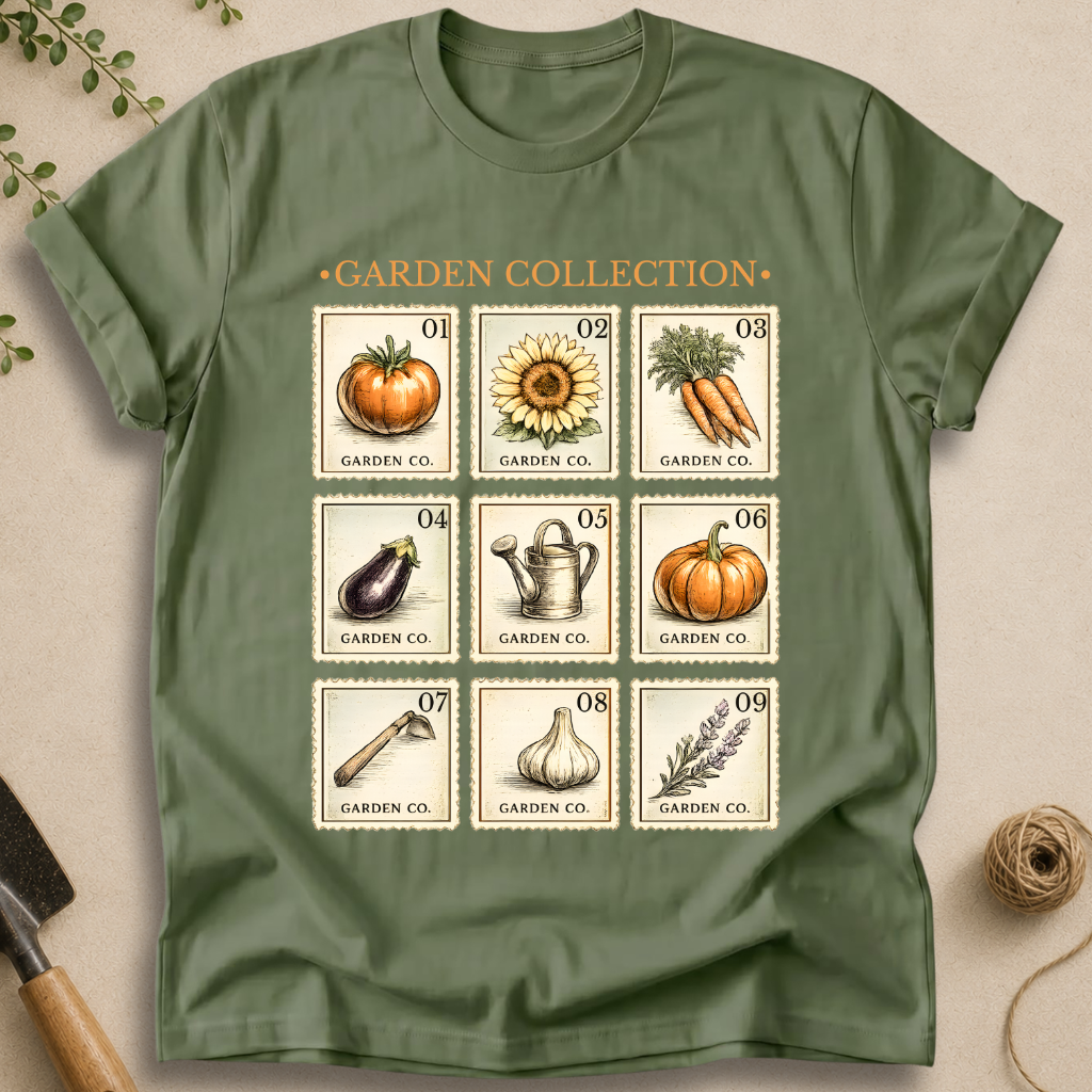 Garden Collection Stamps T-Shirt