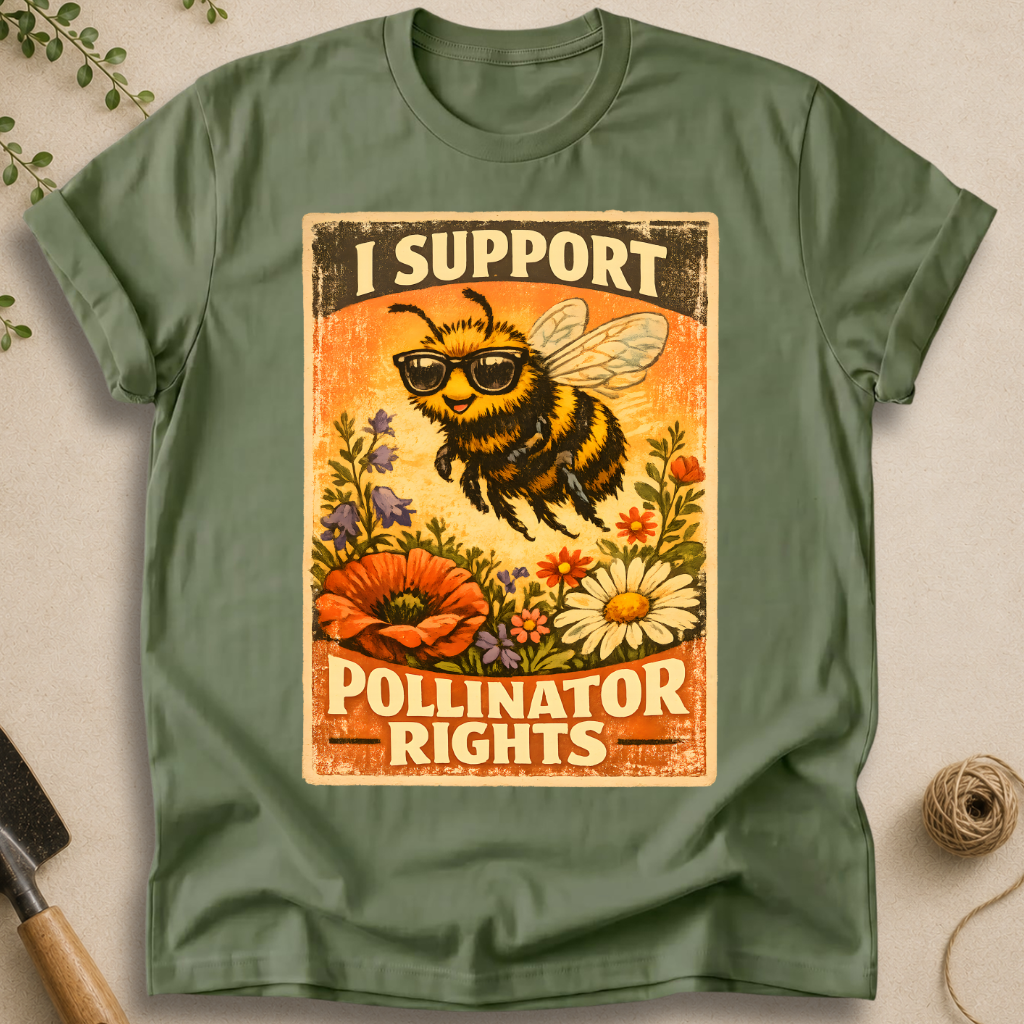 I Support Pollinator Rights T-Shirt