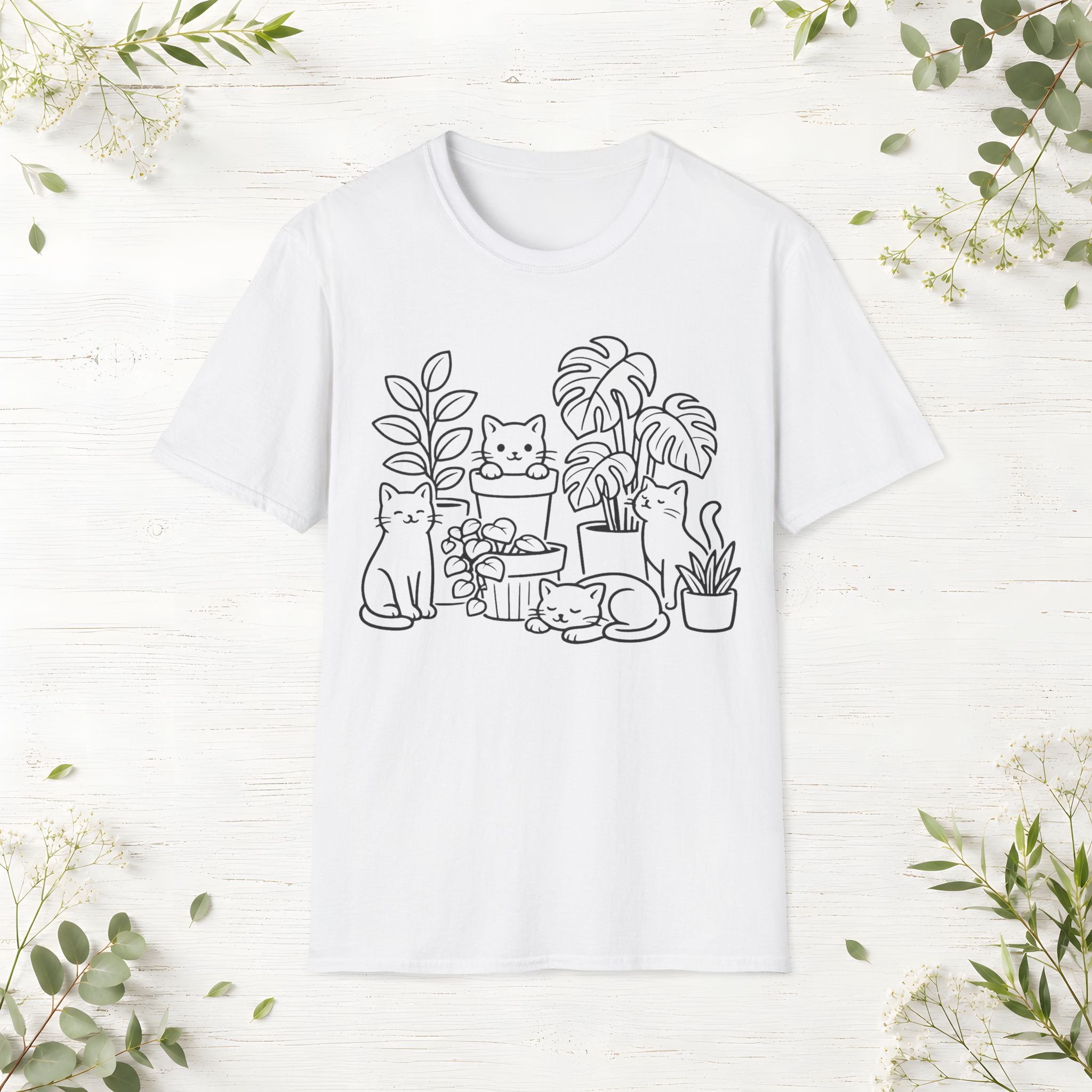 Cats and Plants T-Shirt