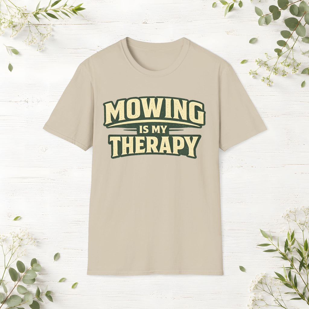 Mowing Is My Therapy T-Shirt