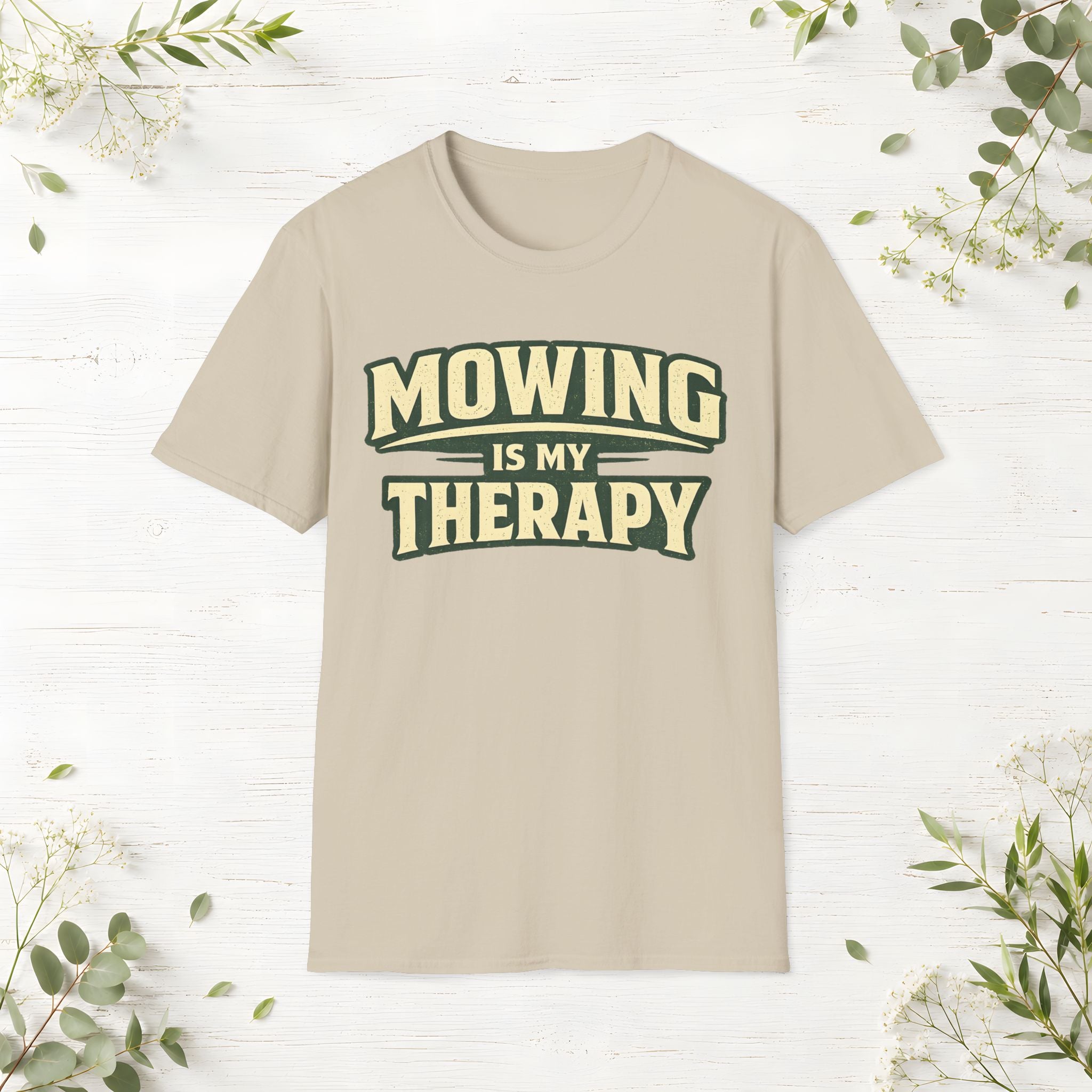 Mowing Is My Therapy T-Shirt