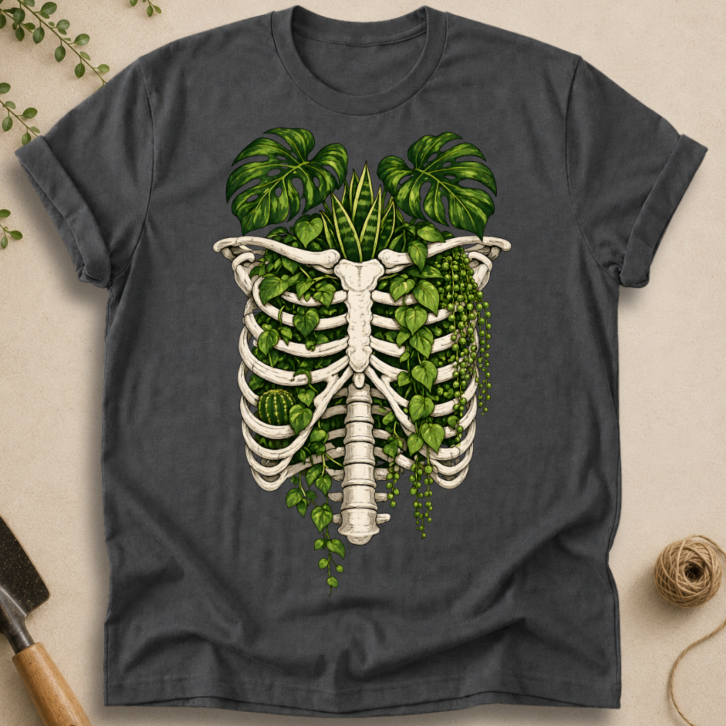 Plant Lungs Skeleton T-Shirt