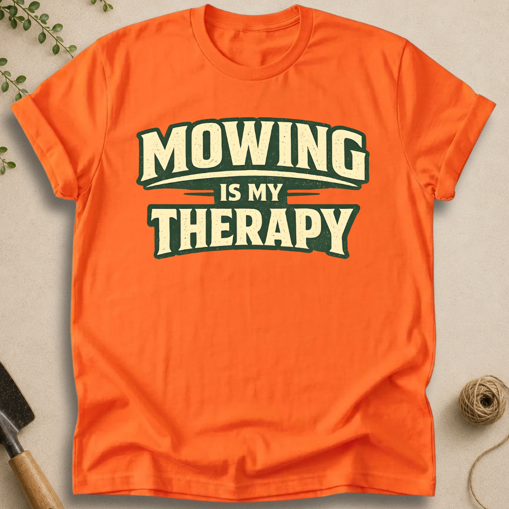 Mowing Is My Therapy T-Shirt