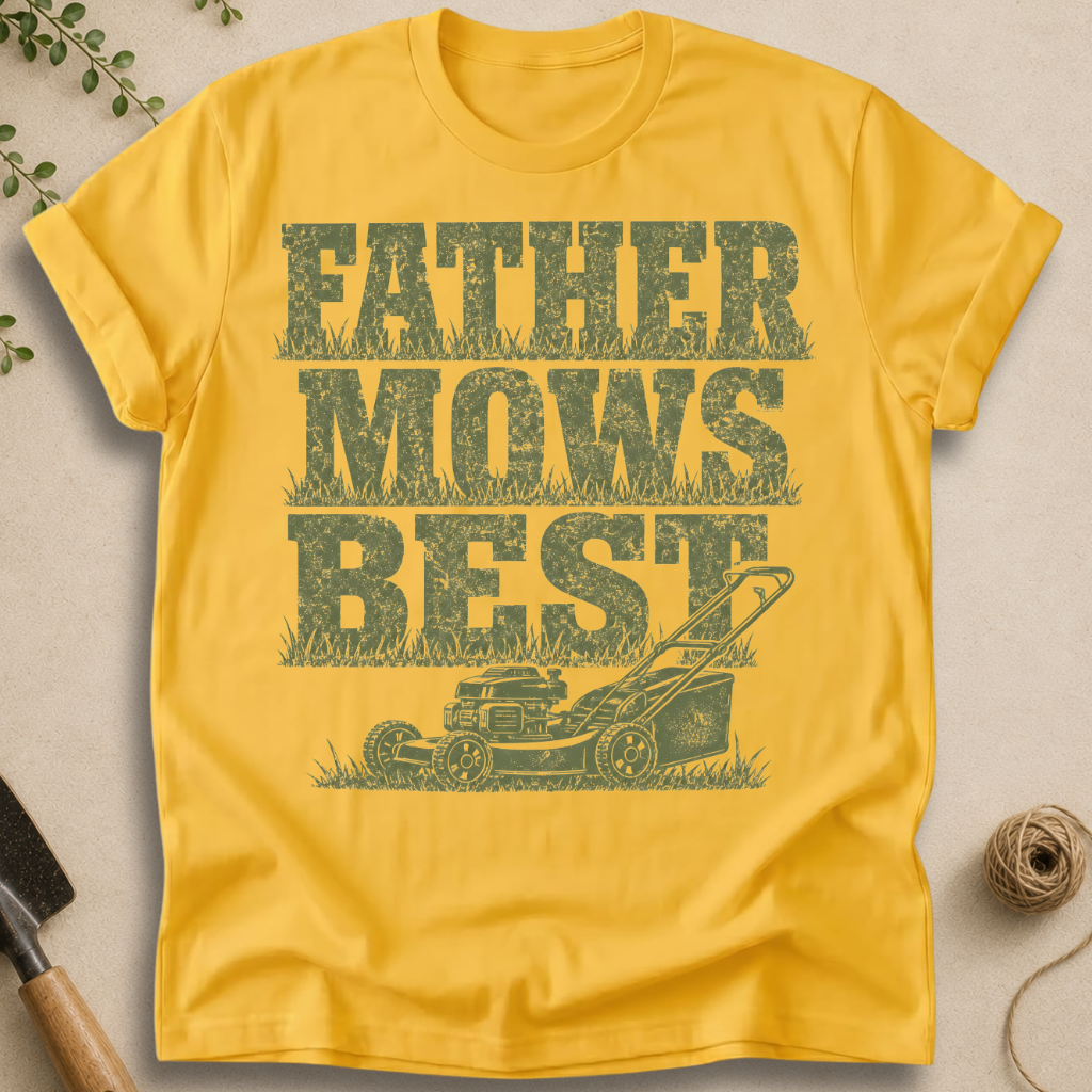 Father Mows Best T-Shirt