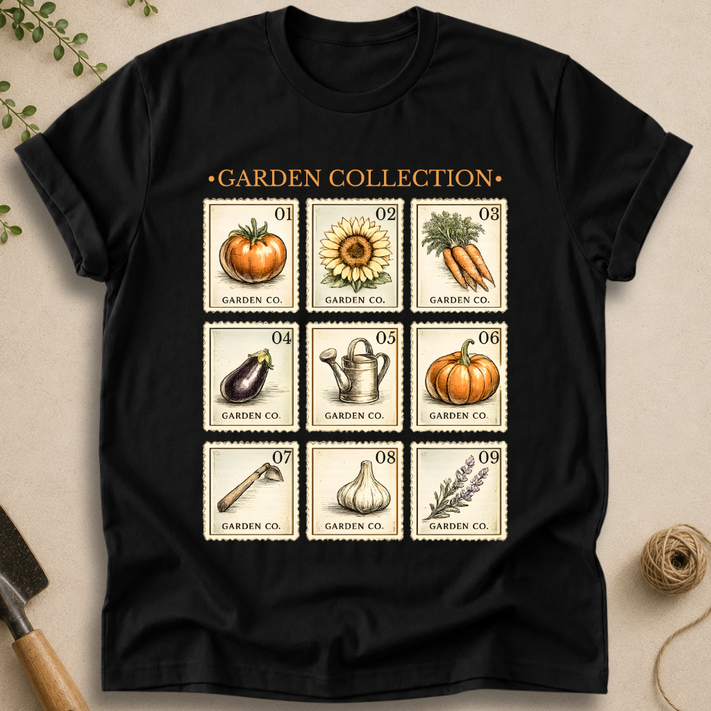 Garden Collection Stamps T-Shirt