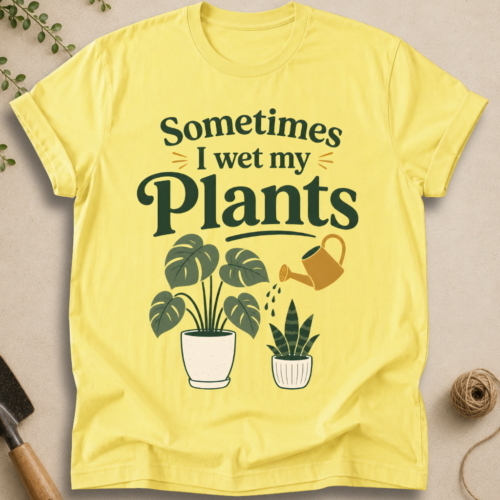 Sometimes I Wet My Plants T-Shirt