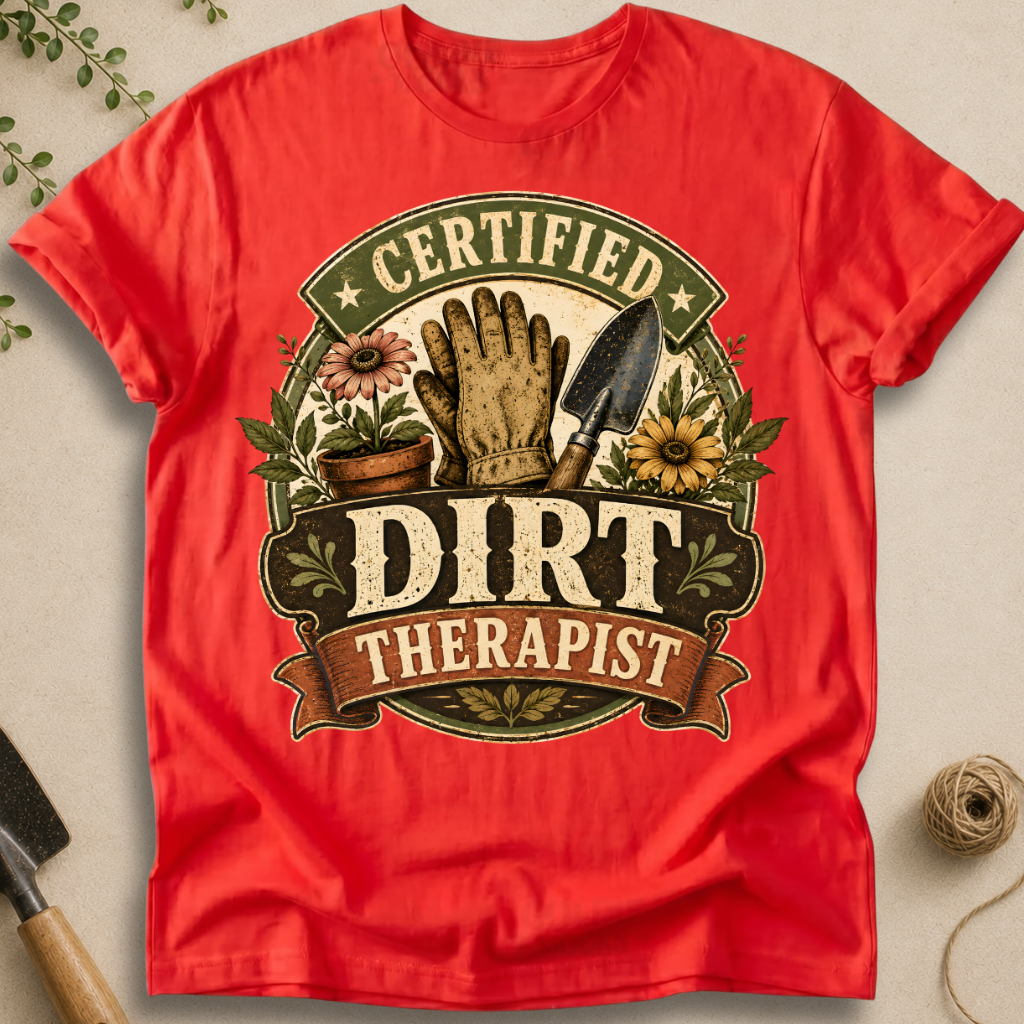 Certified Dirt Therapist T-Shirt