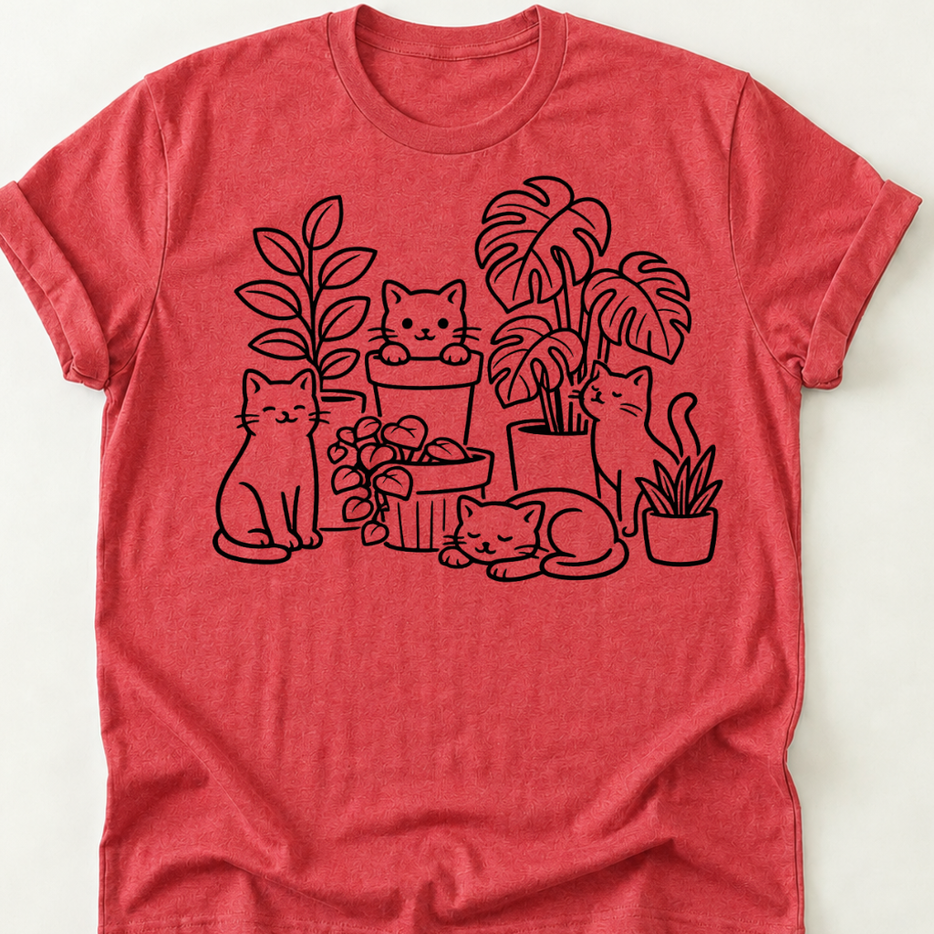 Cats and Plants T-Shirt