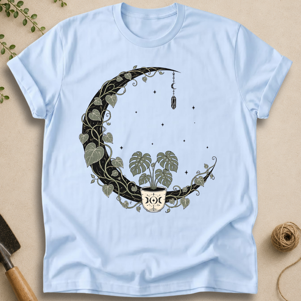 Mystic Monstera Moon T-Shirt