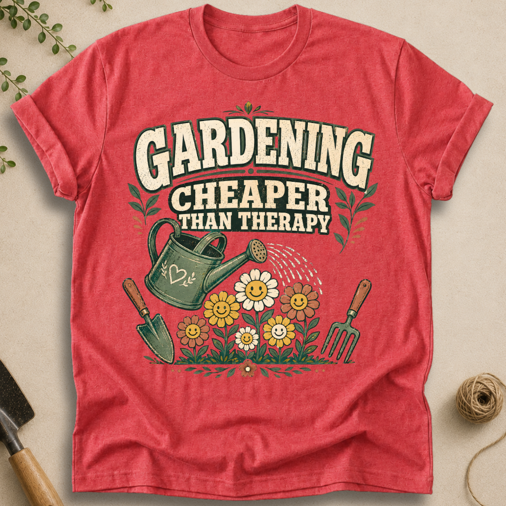 Gardening Cheaper Than Therapy T-Shirt
