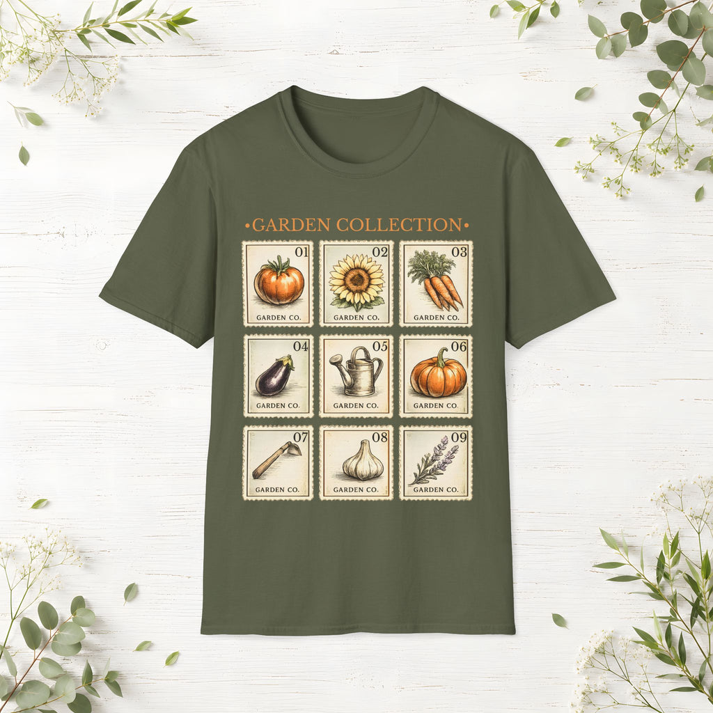Garden Collection Stamps T-Shirt