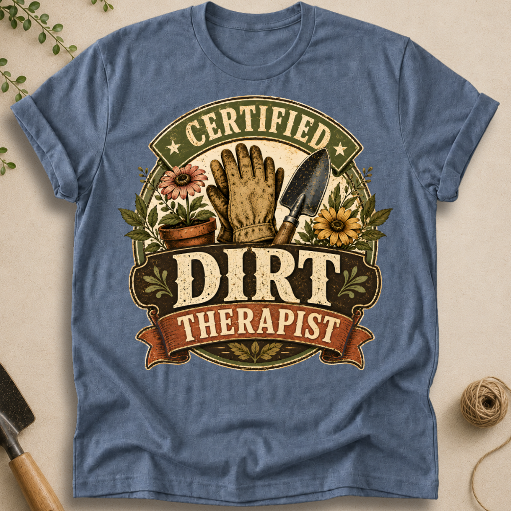 Certified Dirt Therapist T-Shirt