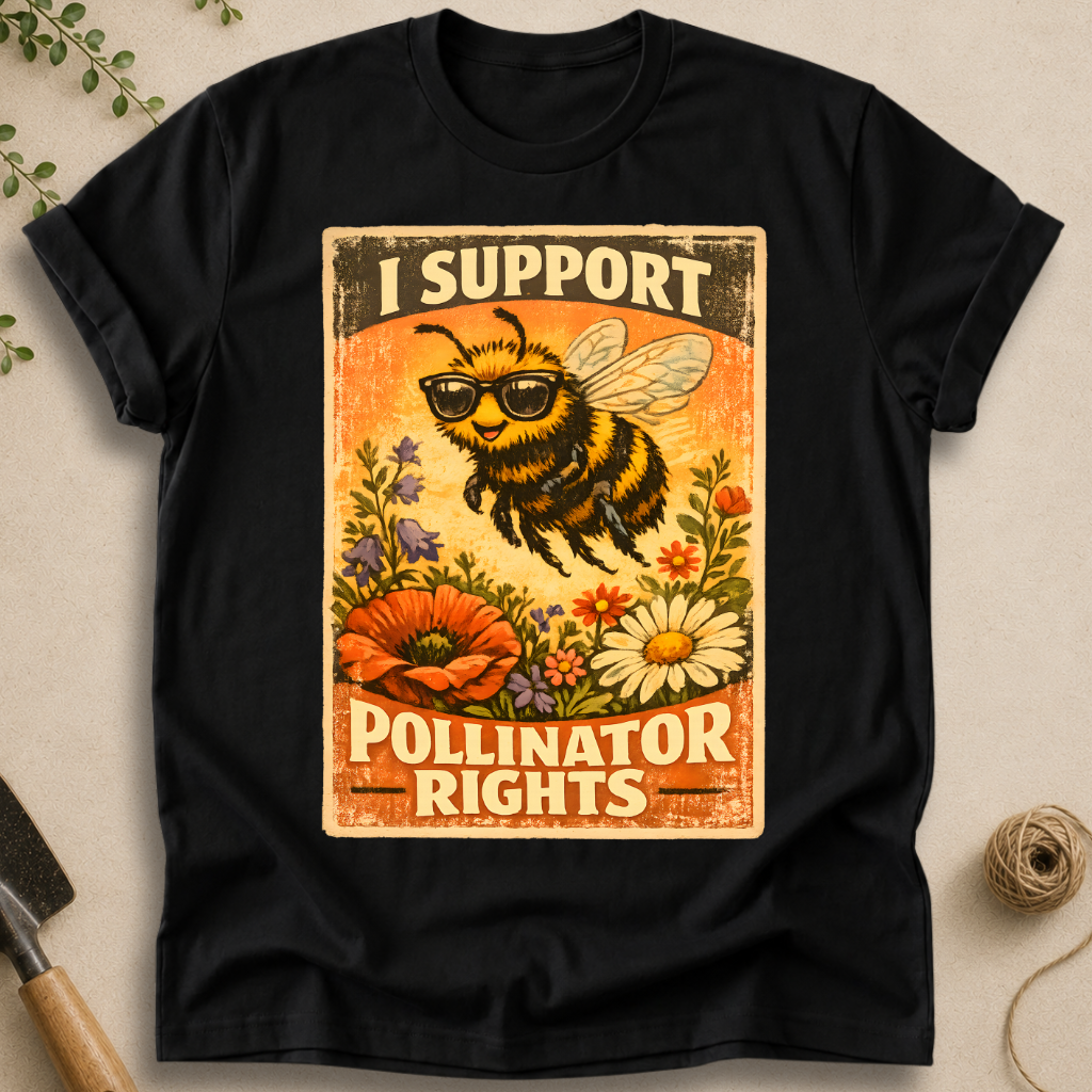 I Support Pollinator Rights T-Shirt