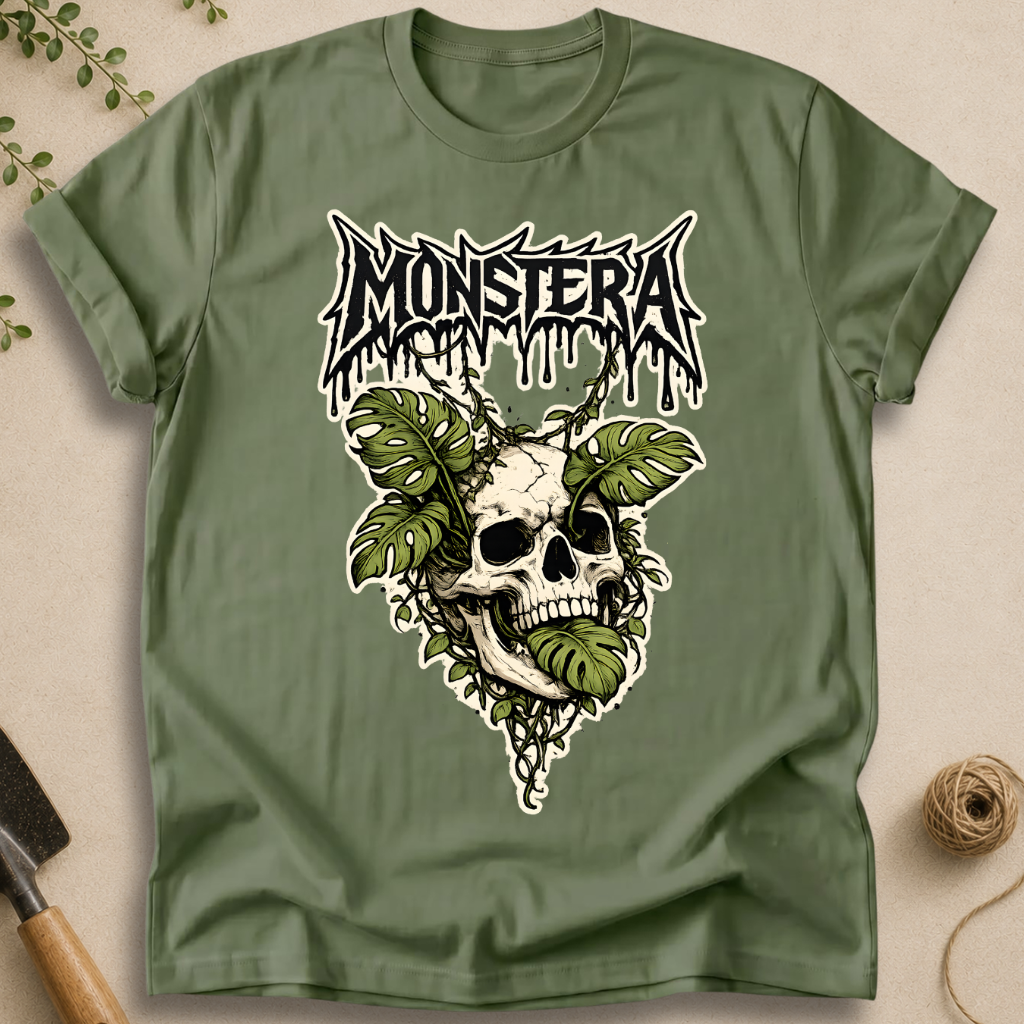 Monstera Skull T-Shirt