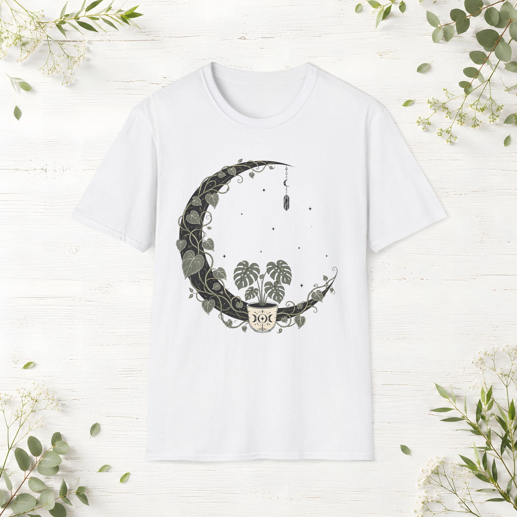 Mystic Monstera Moon T-Shirt
