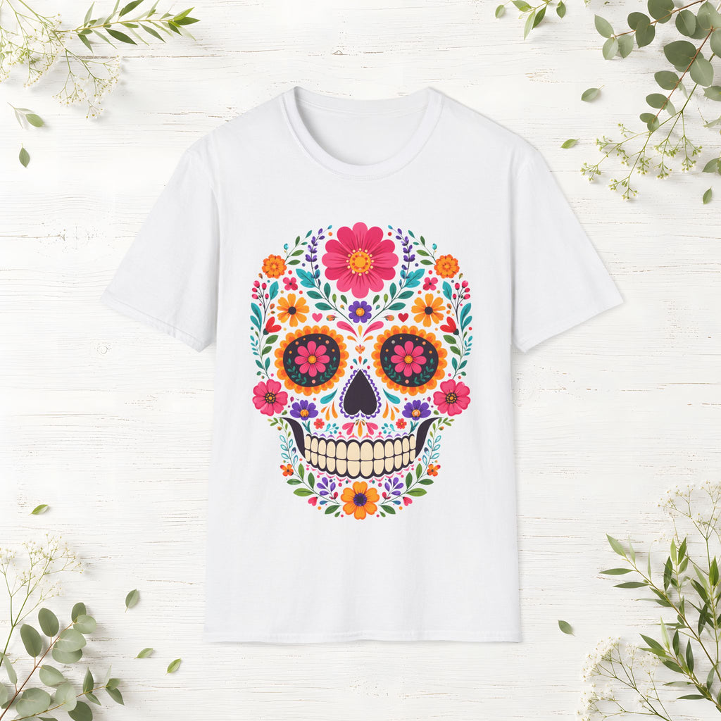 Floral Skull T-Shirt